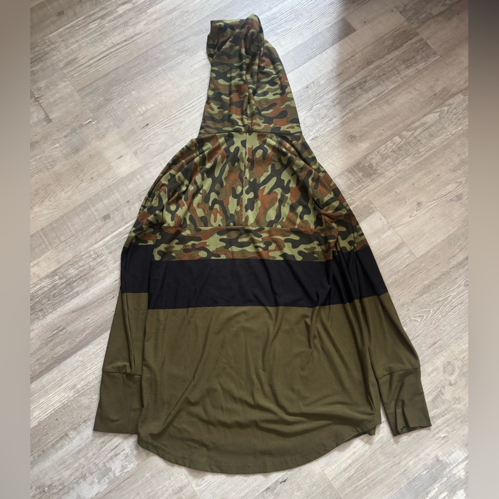 LuLaRoe Camouflage Pattern Hoodie